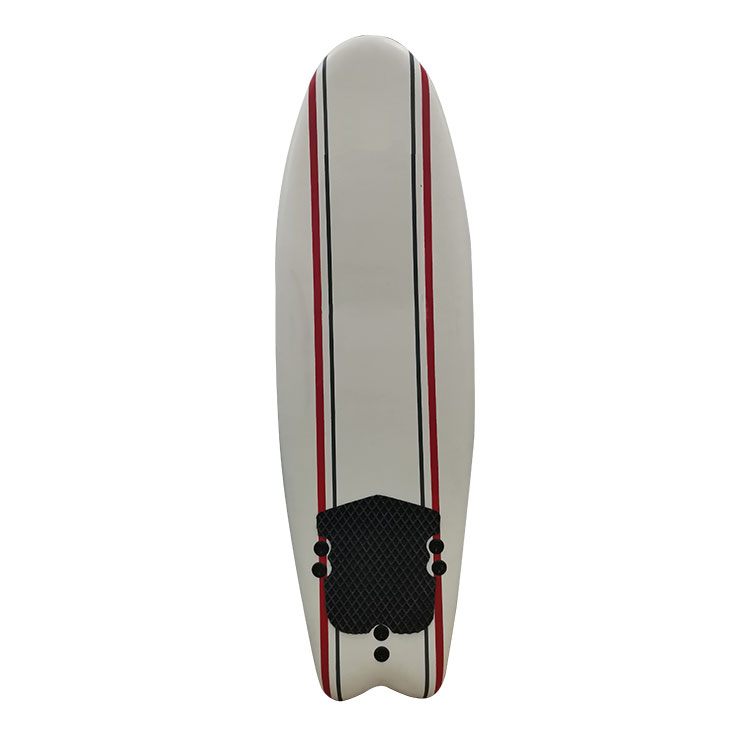 5'10'' Fish Foam Surfboard Met EVA Traction Pad